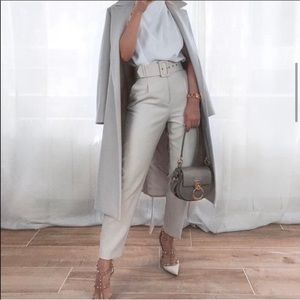 Zara belted trousers